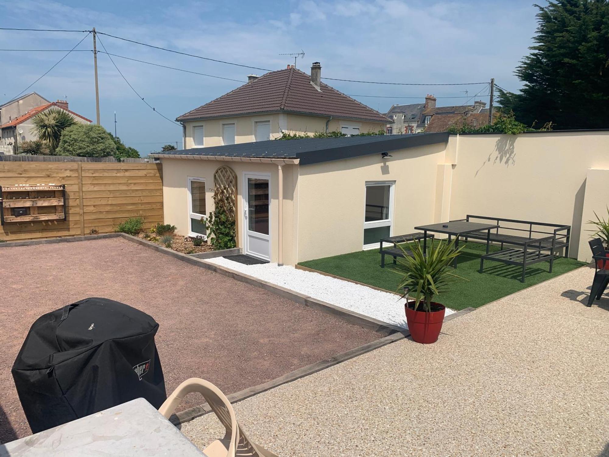Maison Bord De Mer Chez Juju Grandcamp-Maisy Exteriér fotografie